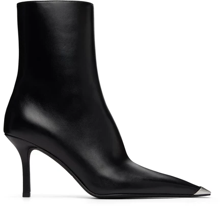 Женские кожаные ботинки Alexander Wang Ferrara Zip, черные