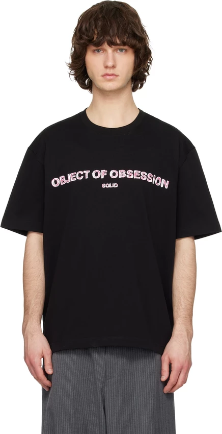 Мужская футболка Solid Homme Object Of Obsession, черная