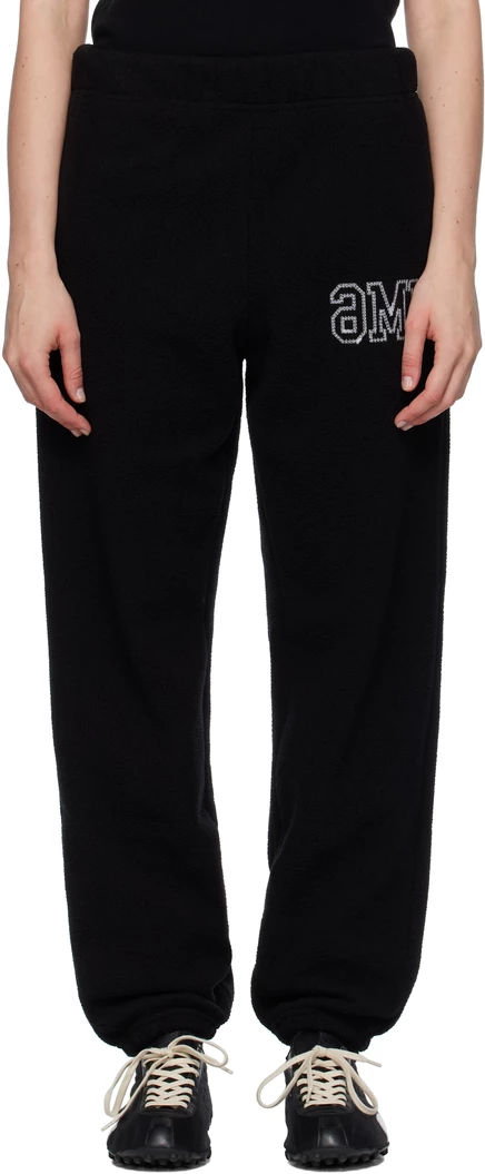 Женские штаны MM6 Maison Margiela Black Fleece, черные