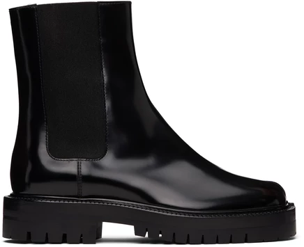 Женские ботильоны Maison Margiela Tabi Chelsea, черные