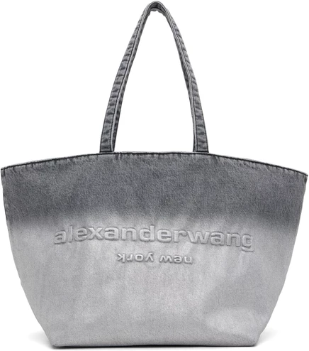 Женская сумка-тоут Alexander Wang Punch, светло-серая