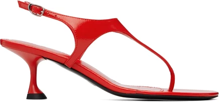 Женские босоножки Proenza Schouler Tee Thong, коралловые