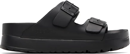 Женские сандалии Birkenstock Arizona Flex Platform, черные