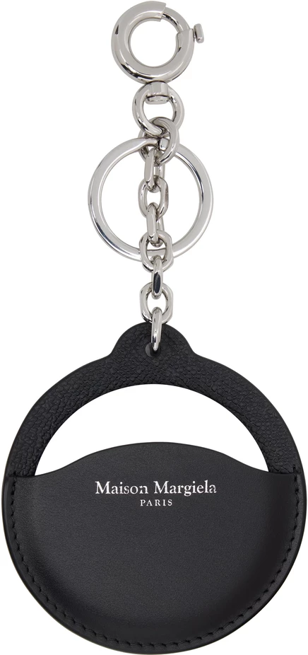 Круглый брелок Maison Margiela Black черный