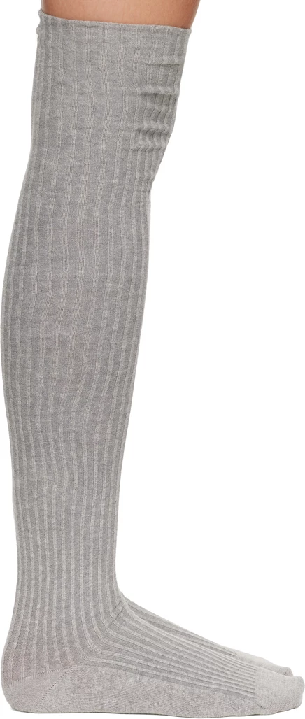 Женские гольфы Baserange Overknee, серый меланж