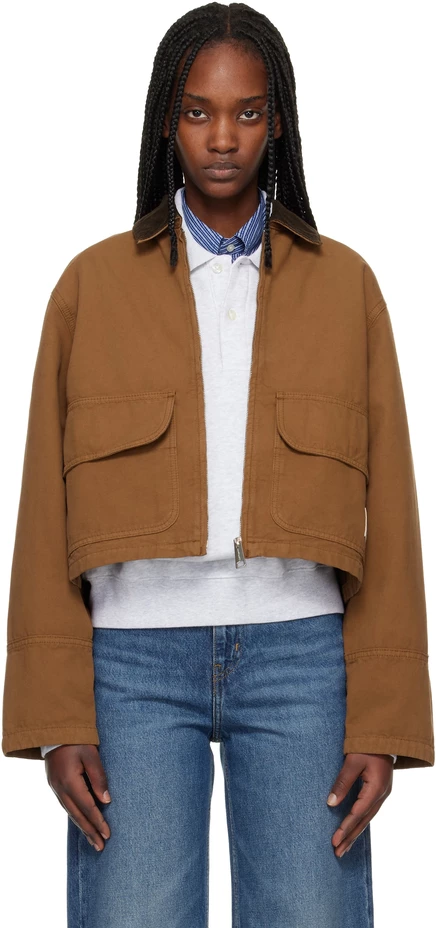 Женская куртка Carhartt WIP Prescott, коричневая