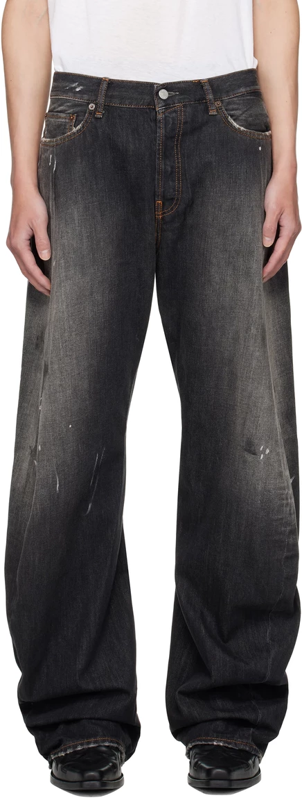 Мужские джинсы Acne Studios 2006M Trafalgar, черные