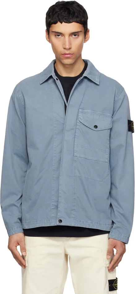 Мужская куртка Stone Island 1200001, сине-голубая