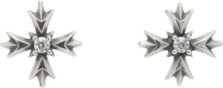 Серьги Emanuele Bicocchi Crest Crystal, серебро