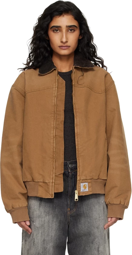 Женская куртка Carhartt WIP OG Santa Fe, коричневая/табачная
