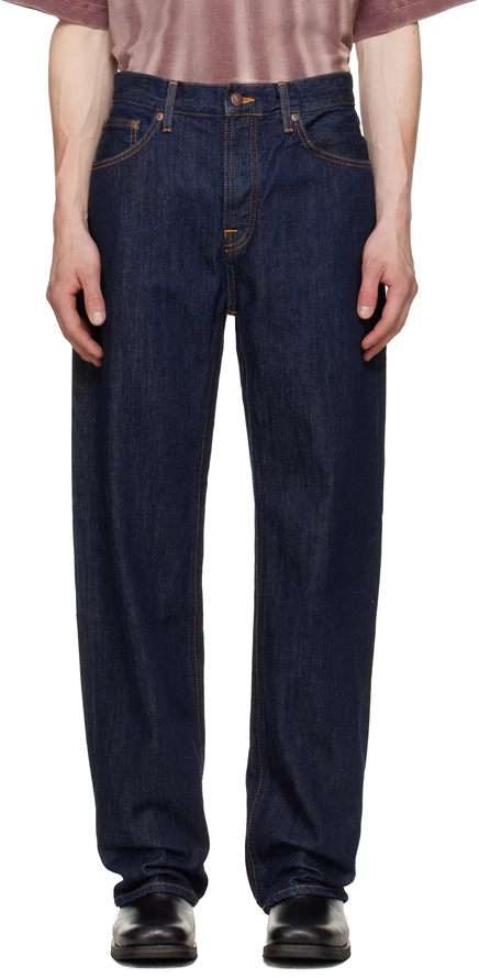 Мужские джинсы Nudie Jeans Tuff Tony one wash, темно-синие