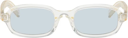 Мужские очки Prada Eyewear Iconic Metal Plaque, шампань