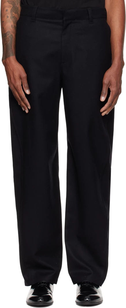 Мужские брюки Givenchy Couture Seam, черные