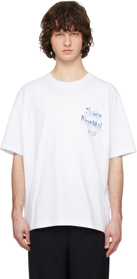 Мужская футболка Solid Homme Common Object, белая