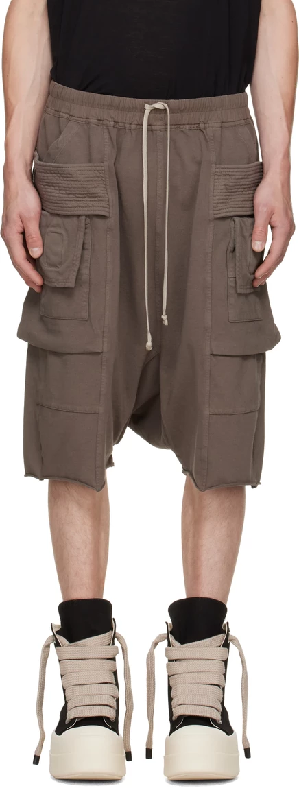 Мужские шорты Rick Owens DRKSHDW Creatch Pods, пыльные