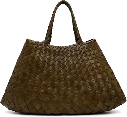 Женский тоут Dragon Diffusion Santa Croce Small, хаки