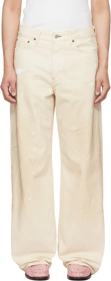 Мужские джинсы Acne Studios 1981 U Trafalgar, белые