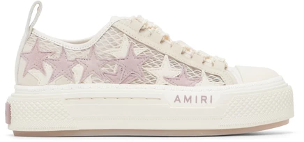 Женские кроссовки Amiri Stars Court Low, алебастровые