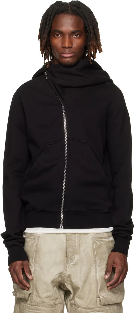 Мужское худи Rick Owens DRKSHDW Temple Mountain, черное