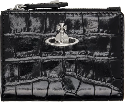 Мужское портмоне для карт Vivienne Westwood Slim Flap, черное