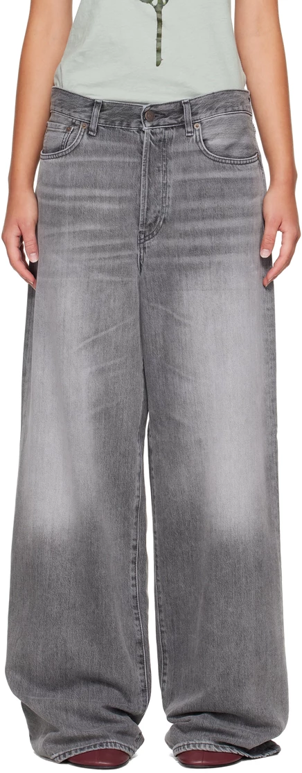 Женские джинсы Acne Studios 1981, серо-пепельные