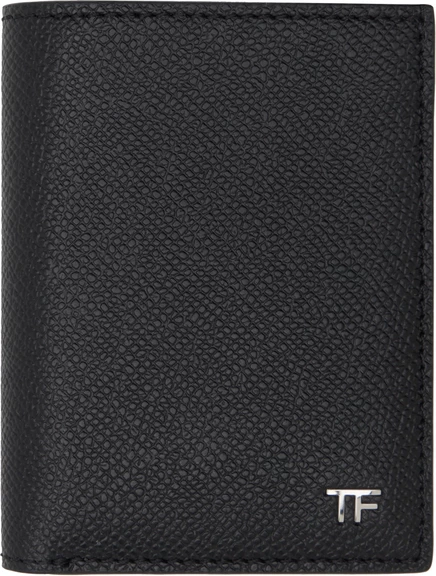 Мужской складной держатель для карт Tom Ford, черный