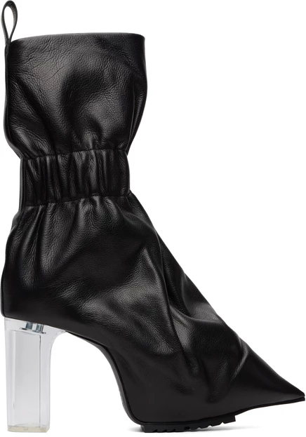 Мужские челси Rick Owens Taquito, черные/прозрачные