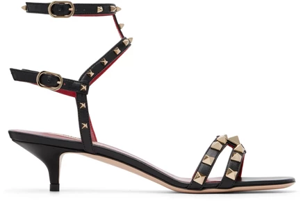 Женские босоножки Valentino Garavani Rockstud, черные