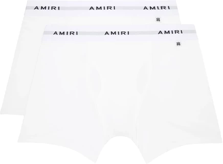 Мужские боксеры Amiri, 2 пары, белые