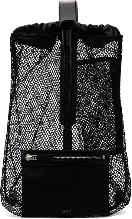 Мужской слинг-рюкзак Tom Ford из сетки, черный