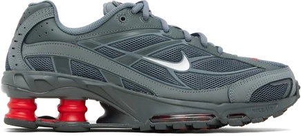 Мужские кроссовки Nike Shox Ride 2, дымчато-серые/красные/серебристые