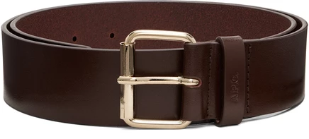 Мужской ремень A.P.C. La Ceinture, коричневый