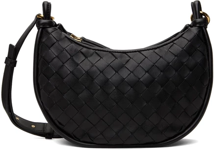 Женская сумка Bottega Veneta Gemelli, черная/латунь