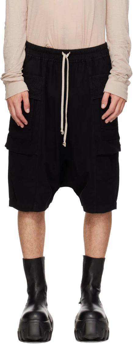 Мужские шорты Rick Owens DRKSHDW Creatch Pods, черные