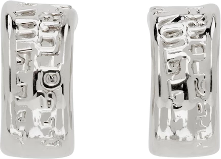 Серебряные серьги Jean Paul Gaultier 
