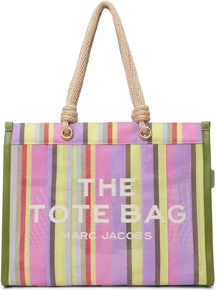 Женская сумка-тоут Marc Jacobs The Stripe Mesh, фиолетовая