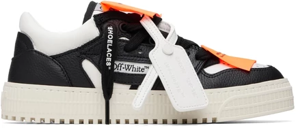 Мужские кроссовки Off-White Off-Court, бело-черные