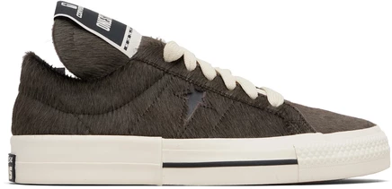 Женские кроссовки Rick Owens Onestr, серо-черные