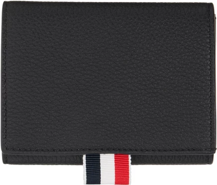 Мужской тройной кошелек Thom Browne, черный