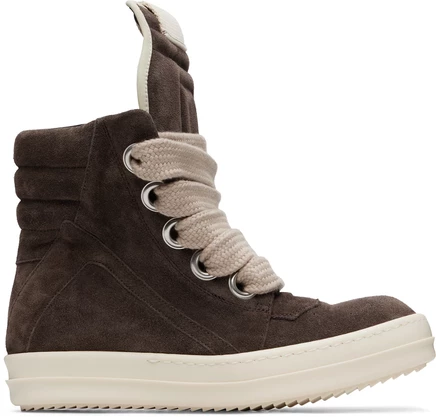 Женские кроссовки Rick Owens Tower Jumbolace, серо-молочные