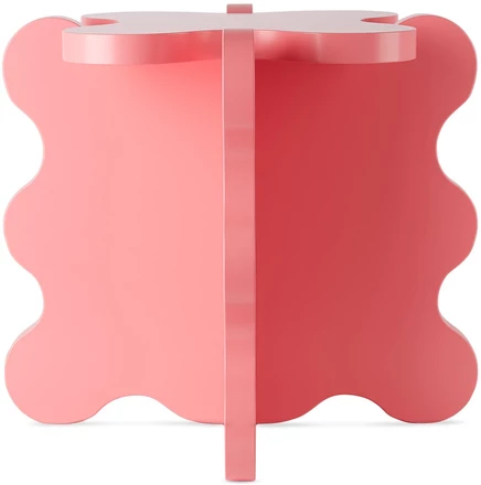 Приставной столик Gustaf Westman Objects Mini Curvy, ярко-розовый