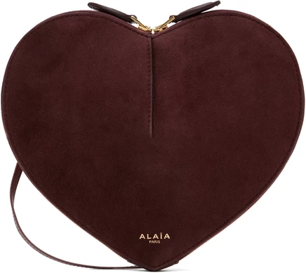 Женская сумка ALAÏA Le Coeur из кожи, красная
