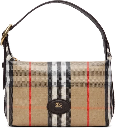 Женская сумка Burberry Mini Highlands, песочно-бежевая