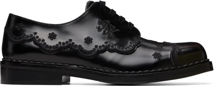Мужские дерби Simone Rocha Brogue, черные