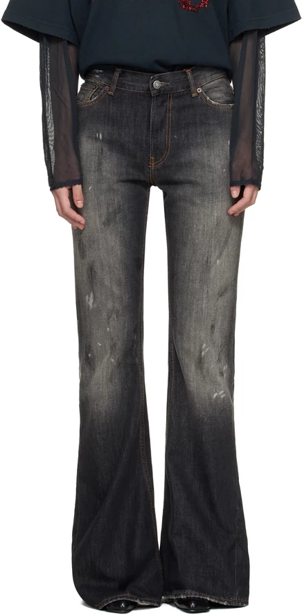 Женские джинсы Acne Studios 2025F, черные