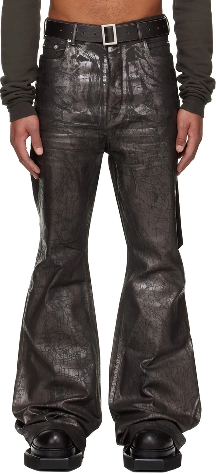 Мужские джинсы Rick Owens DRKSHDW Gray Concordians Bolan, бронзовые