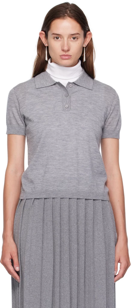 LISA YANG Gray Nai Polo dark mist