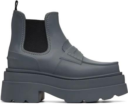 Женские дождевые ботинки Alexander Wang Carter, серые