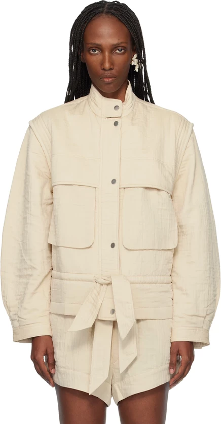 Женская куртка Isabel Marant Etoile Blandina, экрю