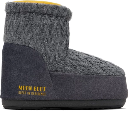 Мужские ботинки Guest in Residence Moon Boot Icon, серые